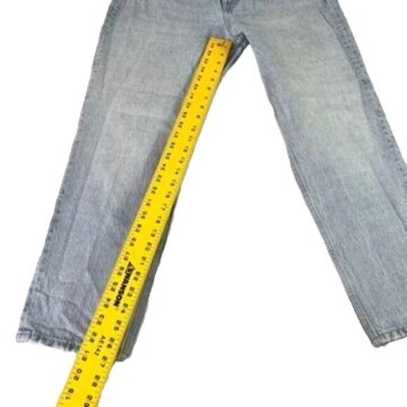 Zara High Rise Jeans Women's Size 10 Light Wash Blue Straight - Picture 11 of 13